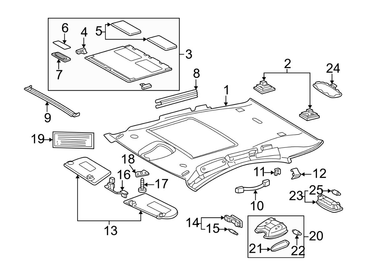 Mercedes Reading Light 21582011017D43